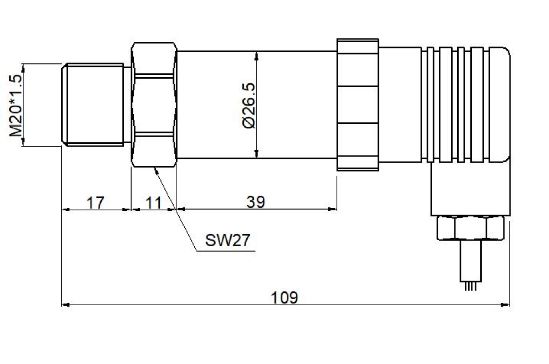 HDP503注塑機液壓壓力變送器
